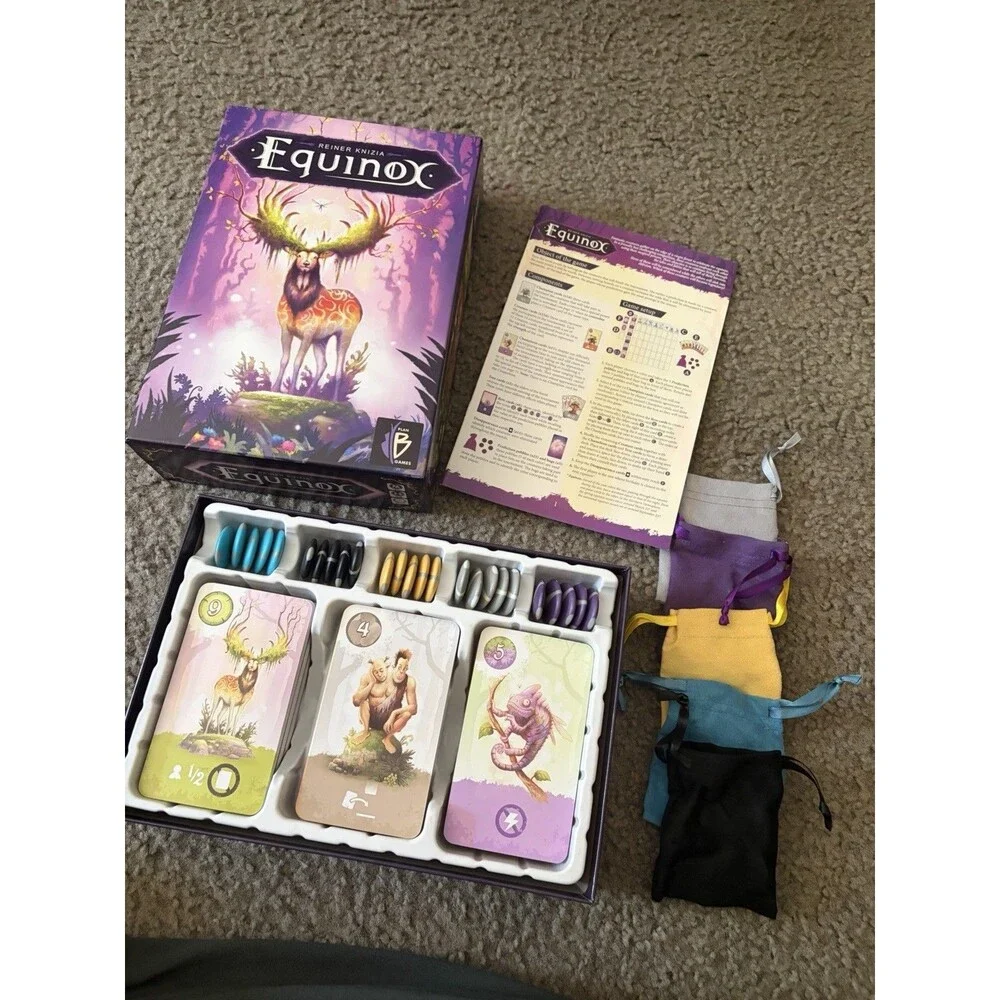 Equinox Purple Edition Board Game Reiner Knizia By Plan B